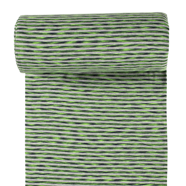 Cuff Material Yarn Dyed fabric Lime Green matte 