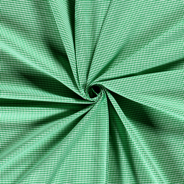 Cotton Poplin Yarn Dyed fabric Forest Green 