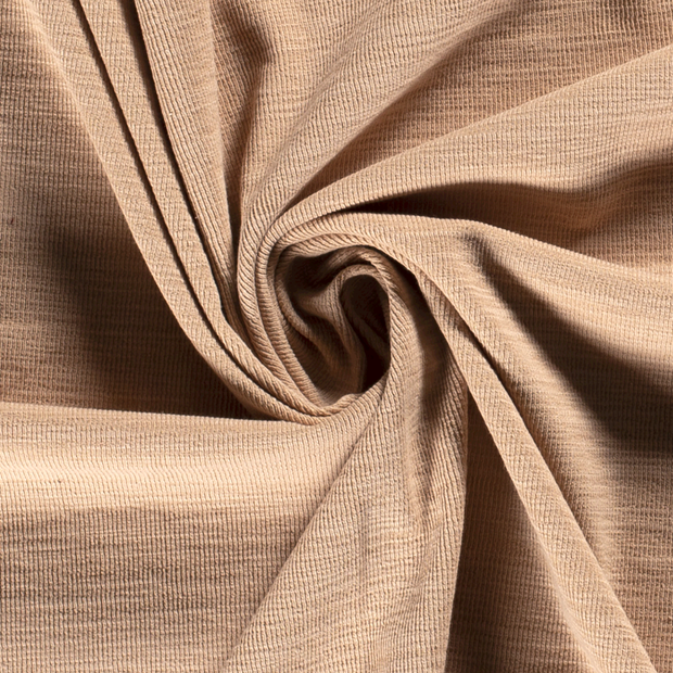 Heavy Knit fabric Unicolour Camel