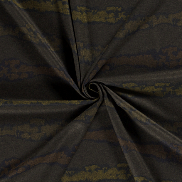 Punta di Roma fabric Khaki Green brushed 