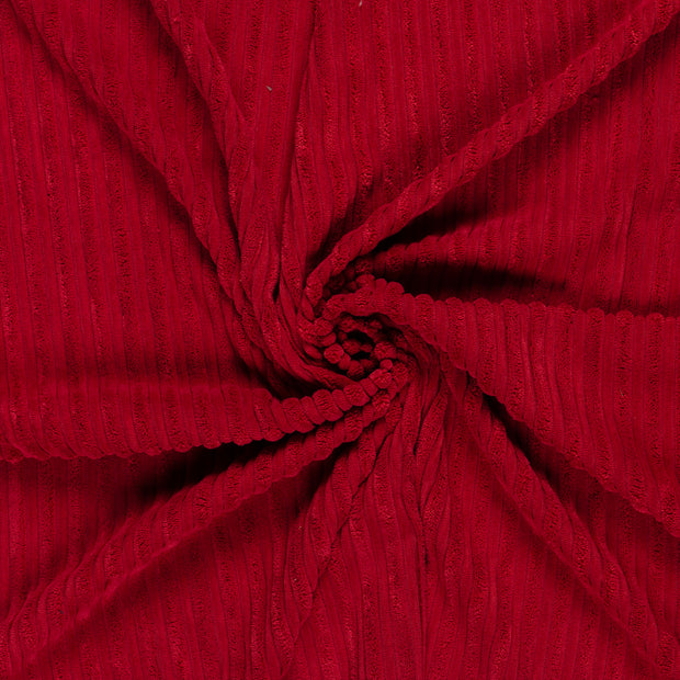 Corduroy 4.5w fabric Dark Red brushed 