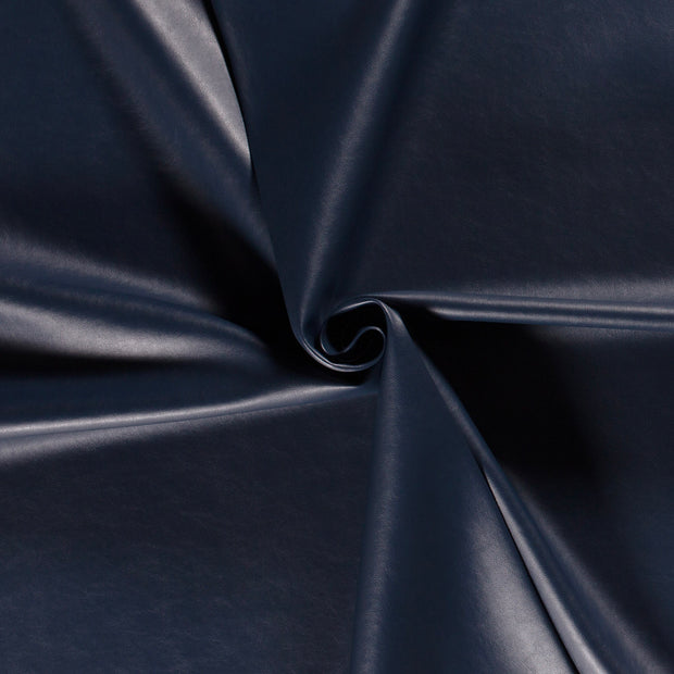 Artificial Leather fabric Navy 
