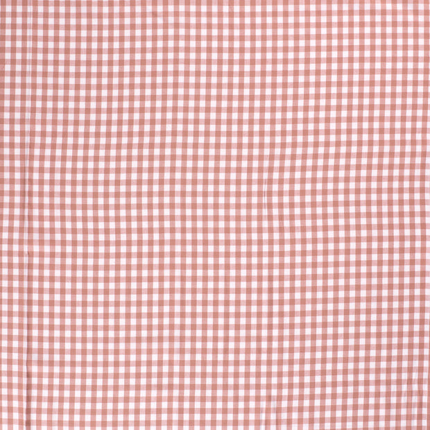 Cotton Poplin Yarn Dyed fabric Pink matte 