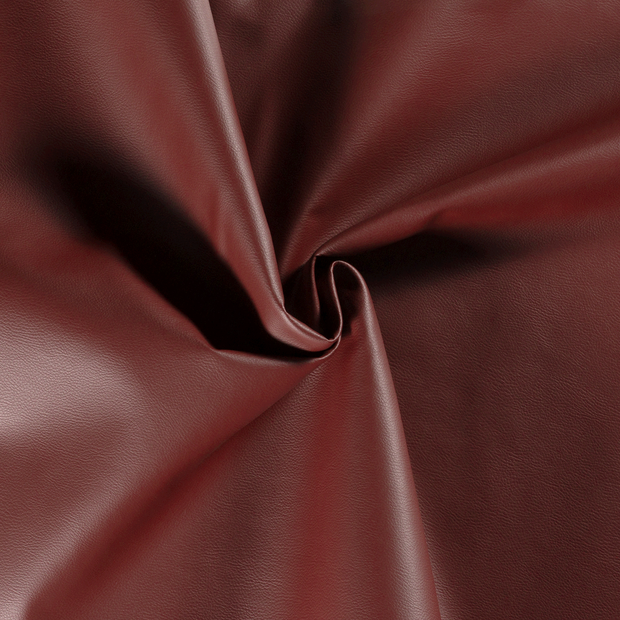 Artificial Leather fabric Bordeaux 