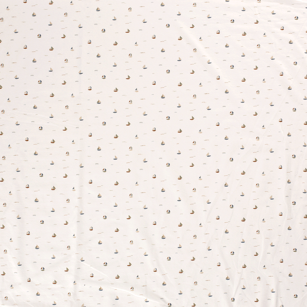 Cotton Jersey fabric Off White soft 