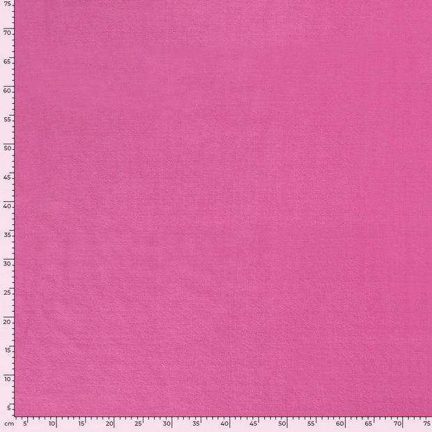 Nicky velours tissu Unicolore Rose