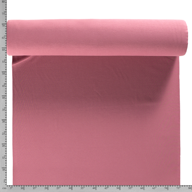 Cuff fabric Unicolour Old Pink