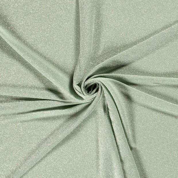Polyester Jersey fabric Mint Lurex 