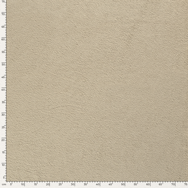 Terry Towelling fabric Unicolour Ivory