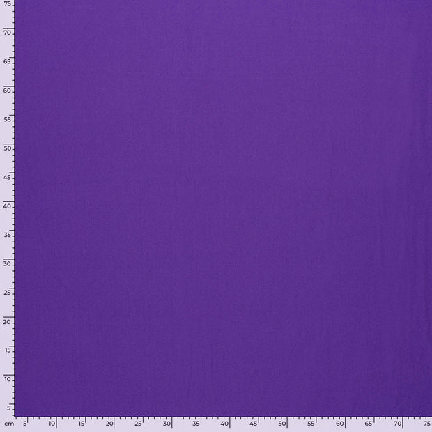 Moss Crêpe fabric Unicolour Purple