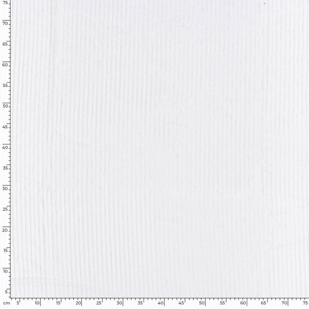 Corduroy 4.5w fabric Unicolour Off White