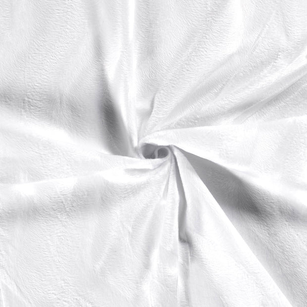 Velours tissu Blanc optique 