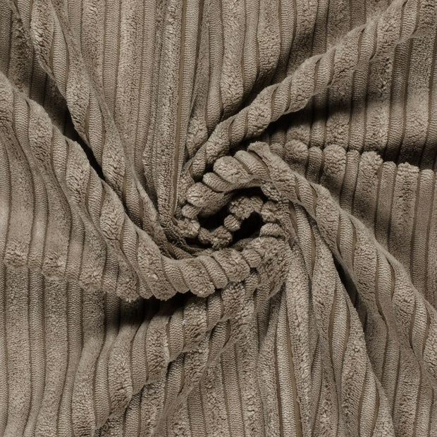 Corduroy 4.5w fabric Unicolour Taupe Grey