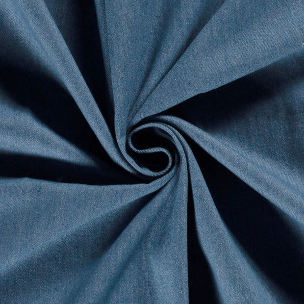 Denim fabric Unicolour Indigo