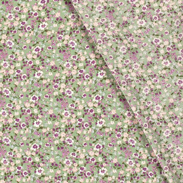 Borken Crepe fabrik Blumen bedruckt 