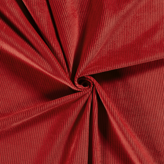 Corduroy 4.5w fabric Red 