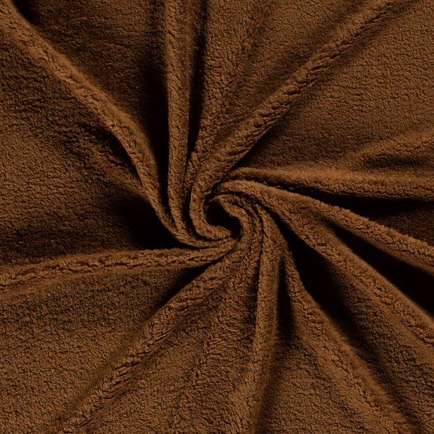 Sherpa Fleece fabric Brown 