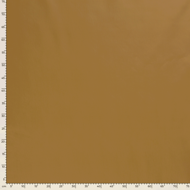 Stretch Leather fabric Unicolour Camel