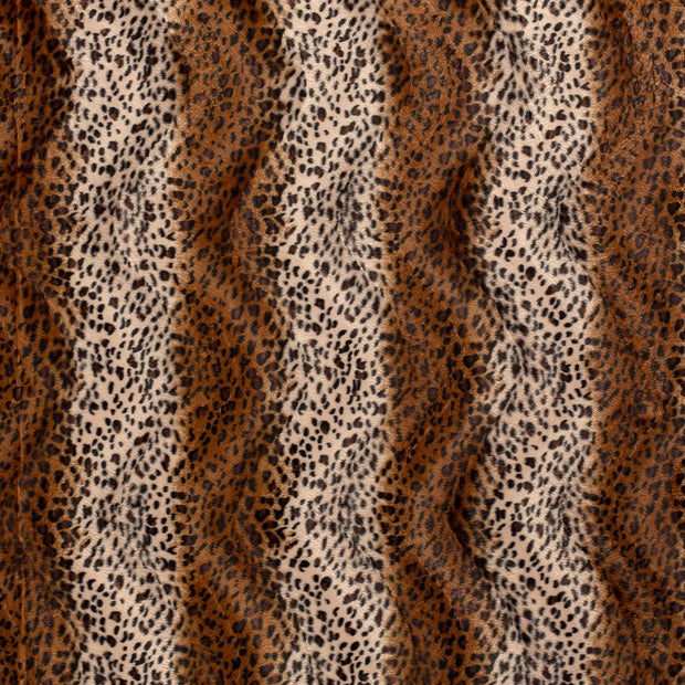 Velours fabric Brown soft 