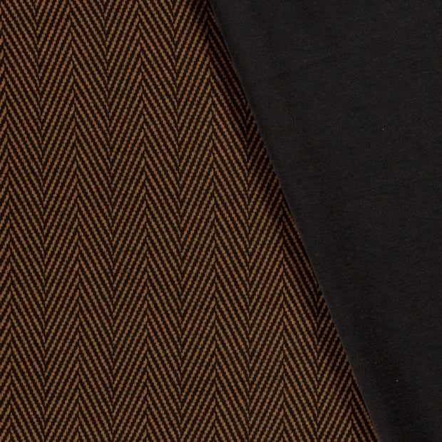 Poly Viscose Jersey fabric Abstract discharge printed 