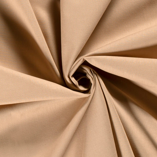 Cretonne fabric Unicolour Beige