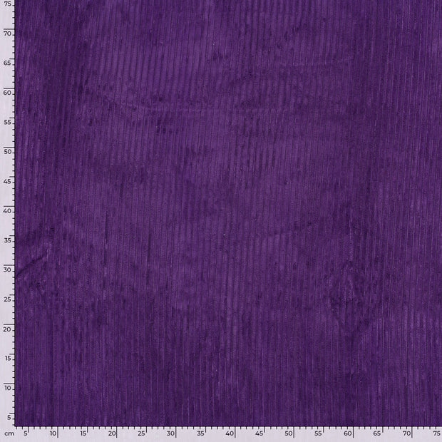 Corduroy 4.5w fabric Unicolour Purple
