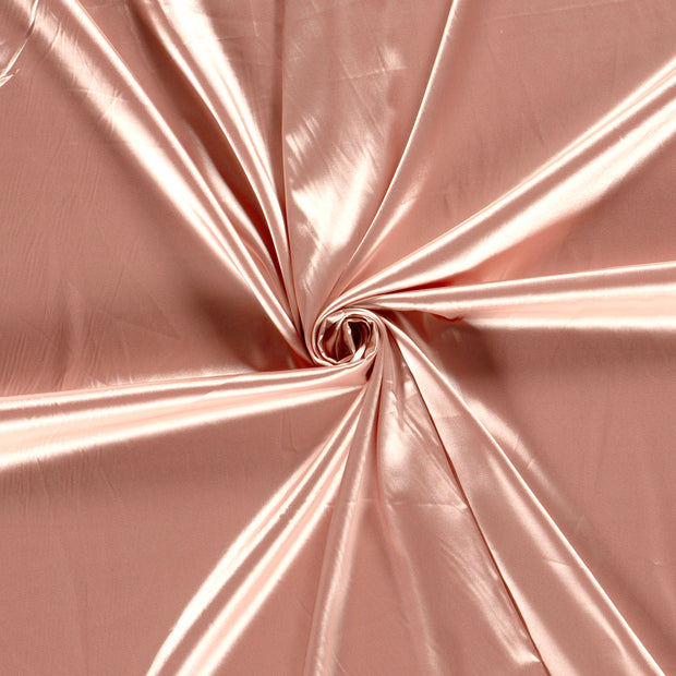 Satin Stretch fabric Old Pink 