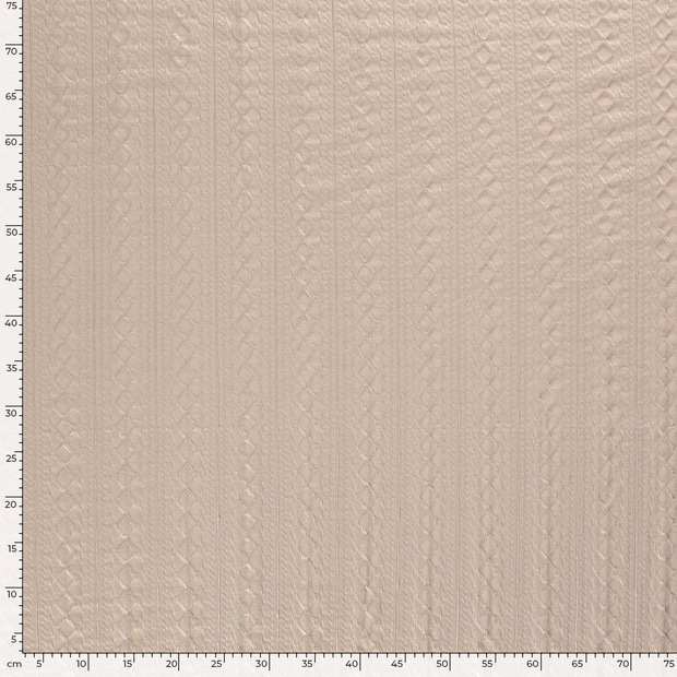 Jacquard fabric Abstract Beige