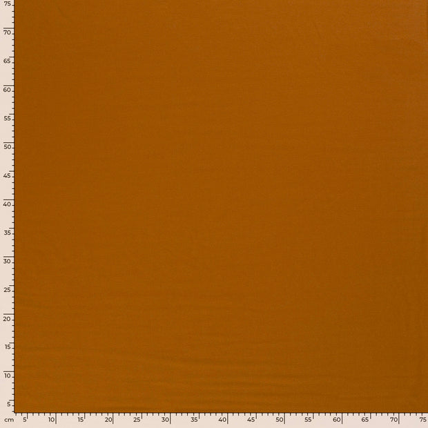 French Terry fabric Unicolour Caramel