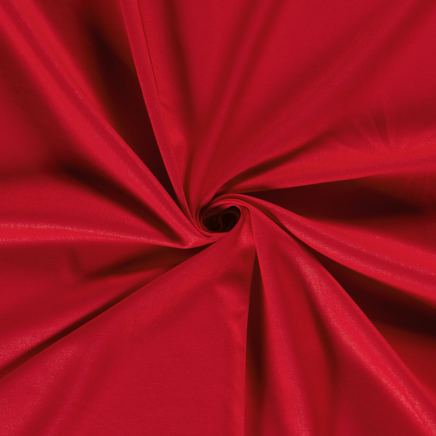Woven Viscose Linen fabric Red 