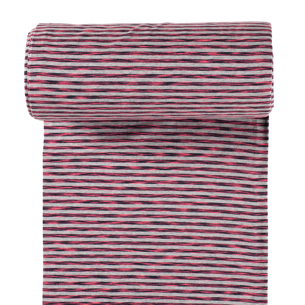 Bündchen Yarn Dyed fabrik Helles Pink matt 