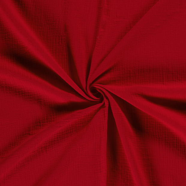 Muslin fabric Red 