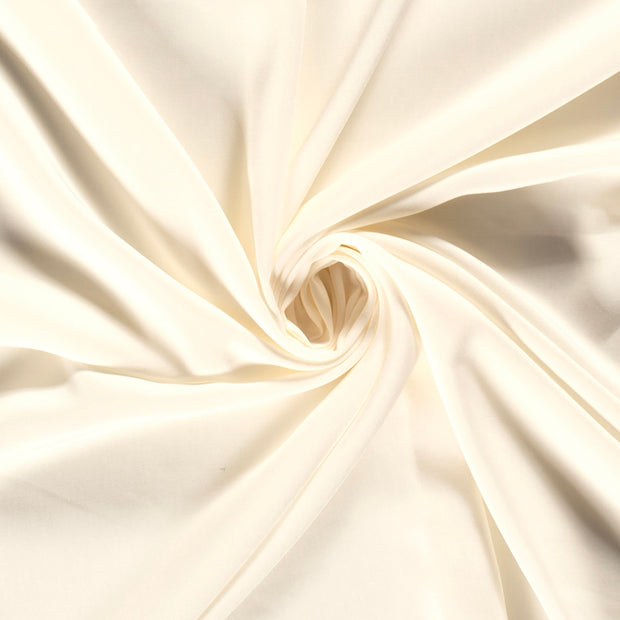 Bamboo Poplin fabric Unicolour Off White
