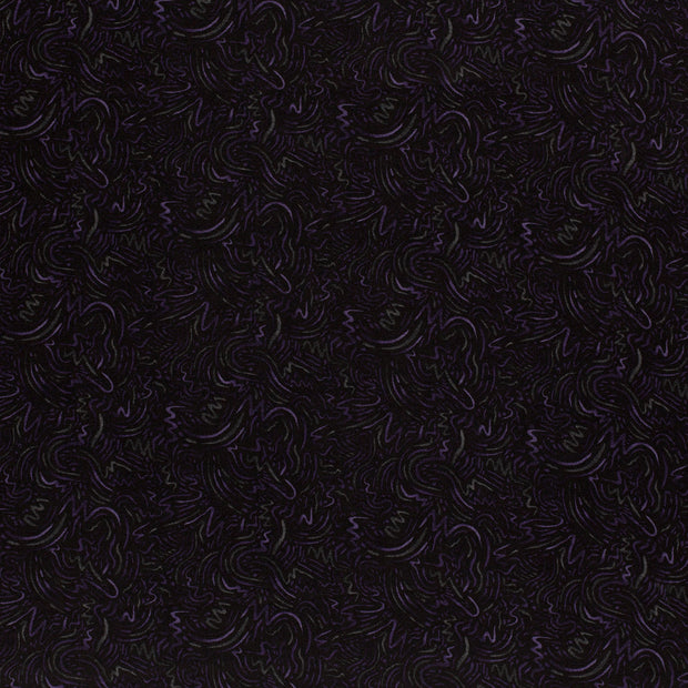 Poly Viscose Jersey fabric Carbon matte 