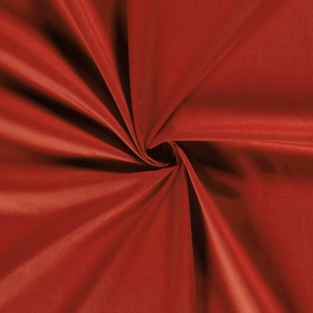 Popeline de Coton tissu Rouge 
