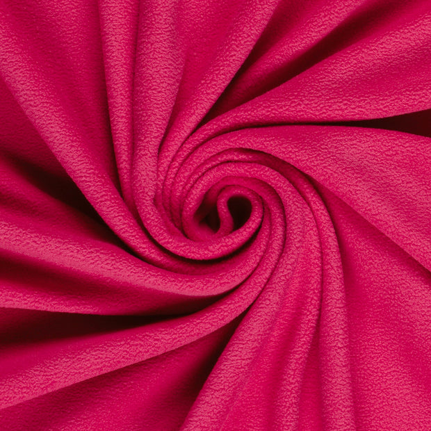 Microfleece tissu Unicolore Fuchsia