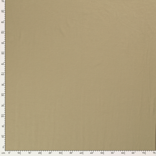 Cotton Jersey fabric Unicolour Olive Green