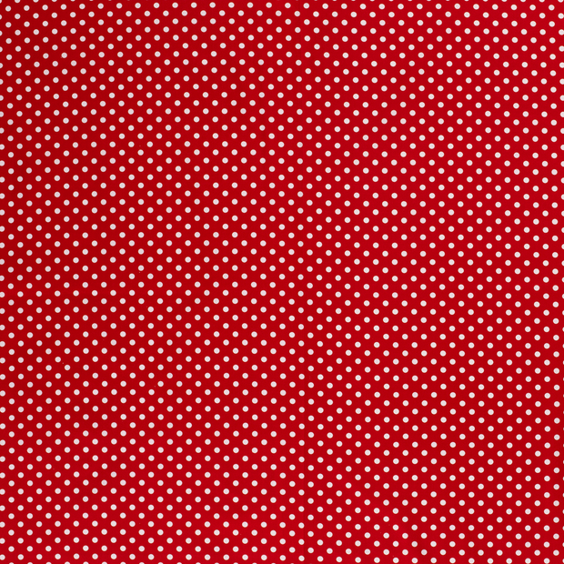 Cotton Poplin fabric Red matte 