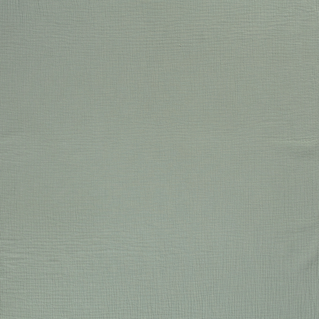 Muslin Triple Layer fabric Dark Mint matte 