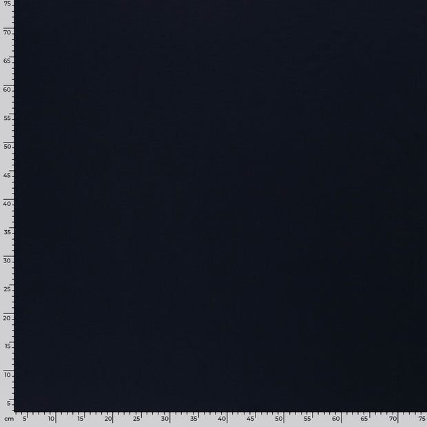 French Terry fabric Unicolour Navy