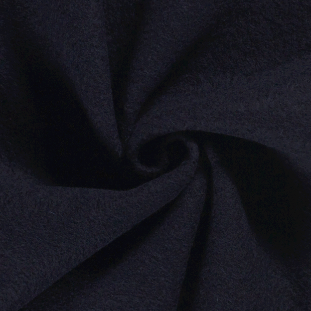 Chiffon en laine tissu Unicolore Bleu Marine