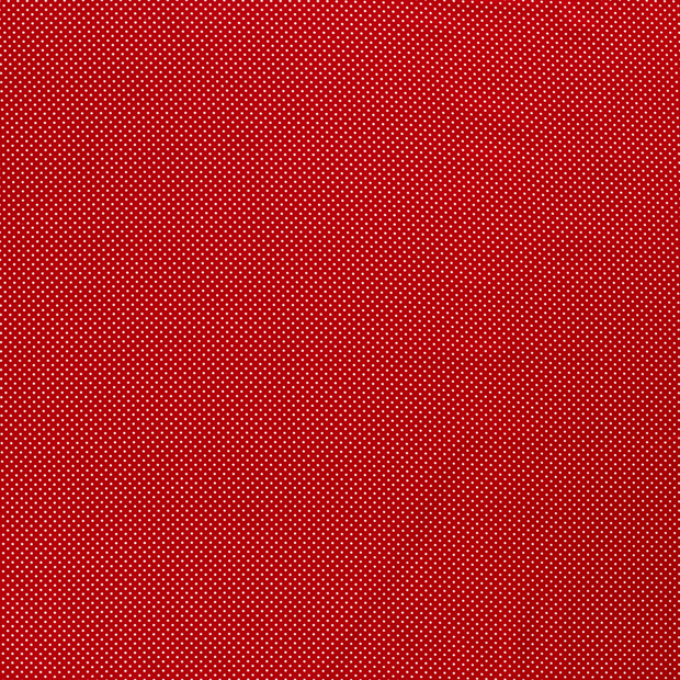 Popeline de Coton tissu Rouge mat 