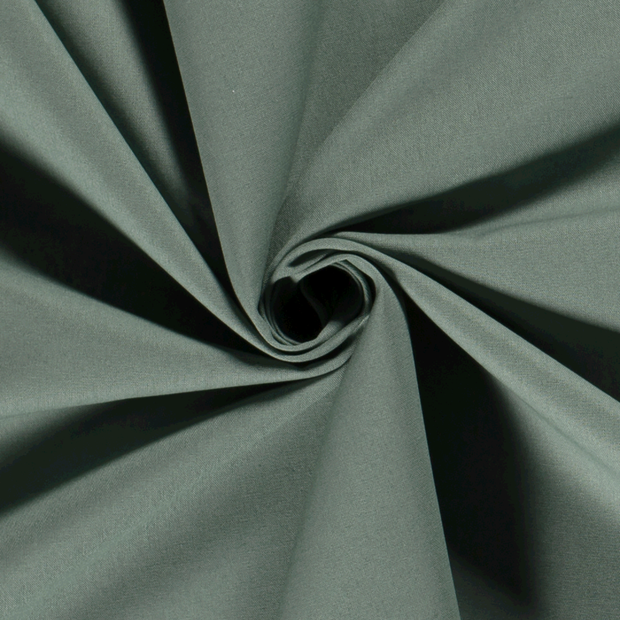 Cretonne fabric Unicolour Dark Mint