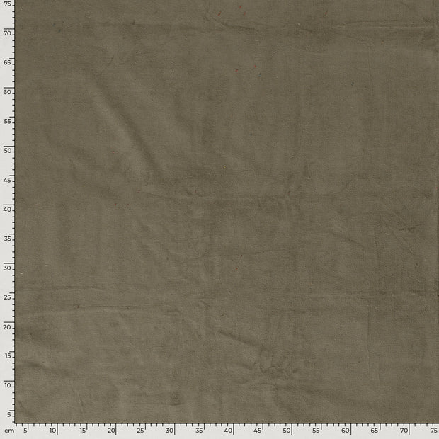 Needlecord Stretch 16w fabric Unicolour Khaki Green