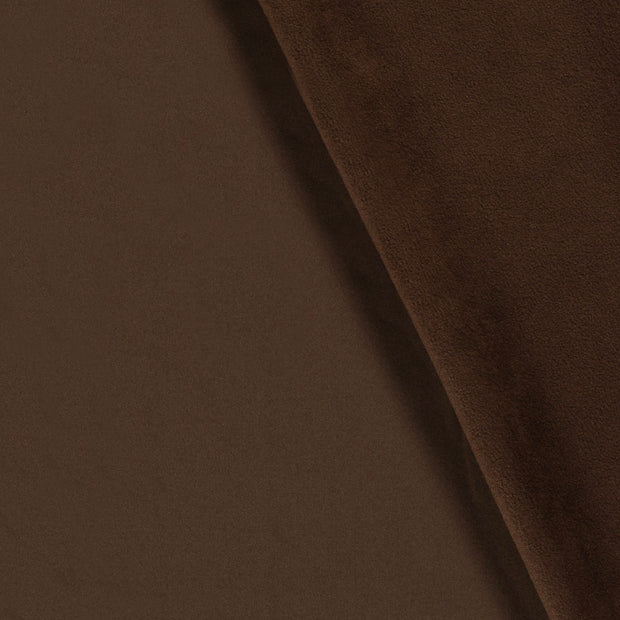 Softshell fabric Unicolour Dark Brown