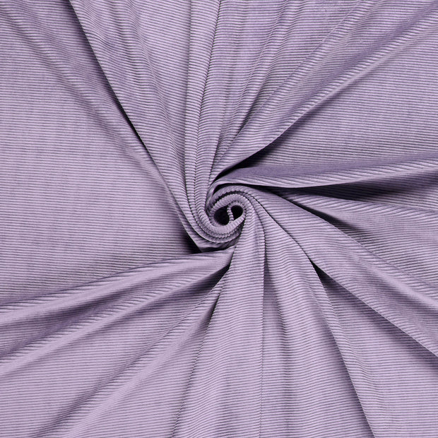 Nicky Velours Rib tissu Lilas 