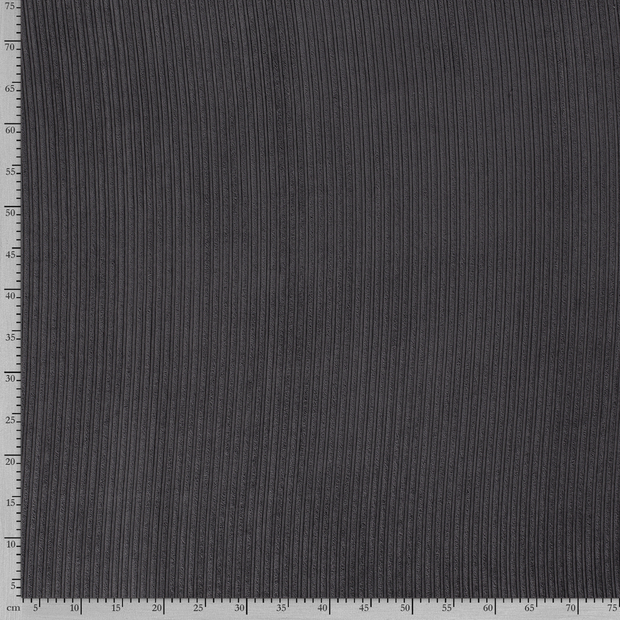 Corduroy 4.5w fabric Unicolour Dark Grey