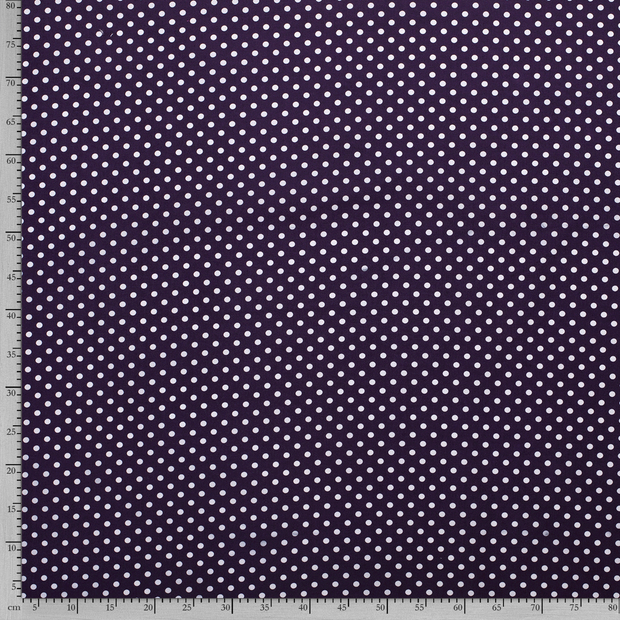 Cotton Poplin fabric Dots printed 