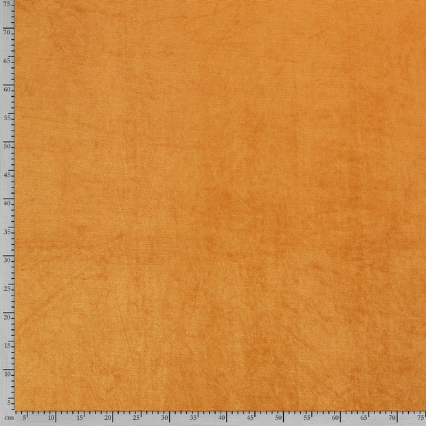 Velvet fabric Rib Oker