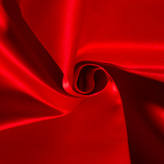 Satijn Duchesse Effen Rood